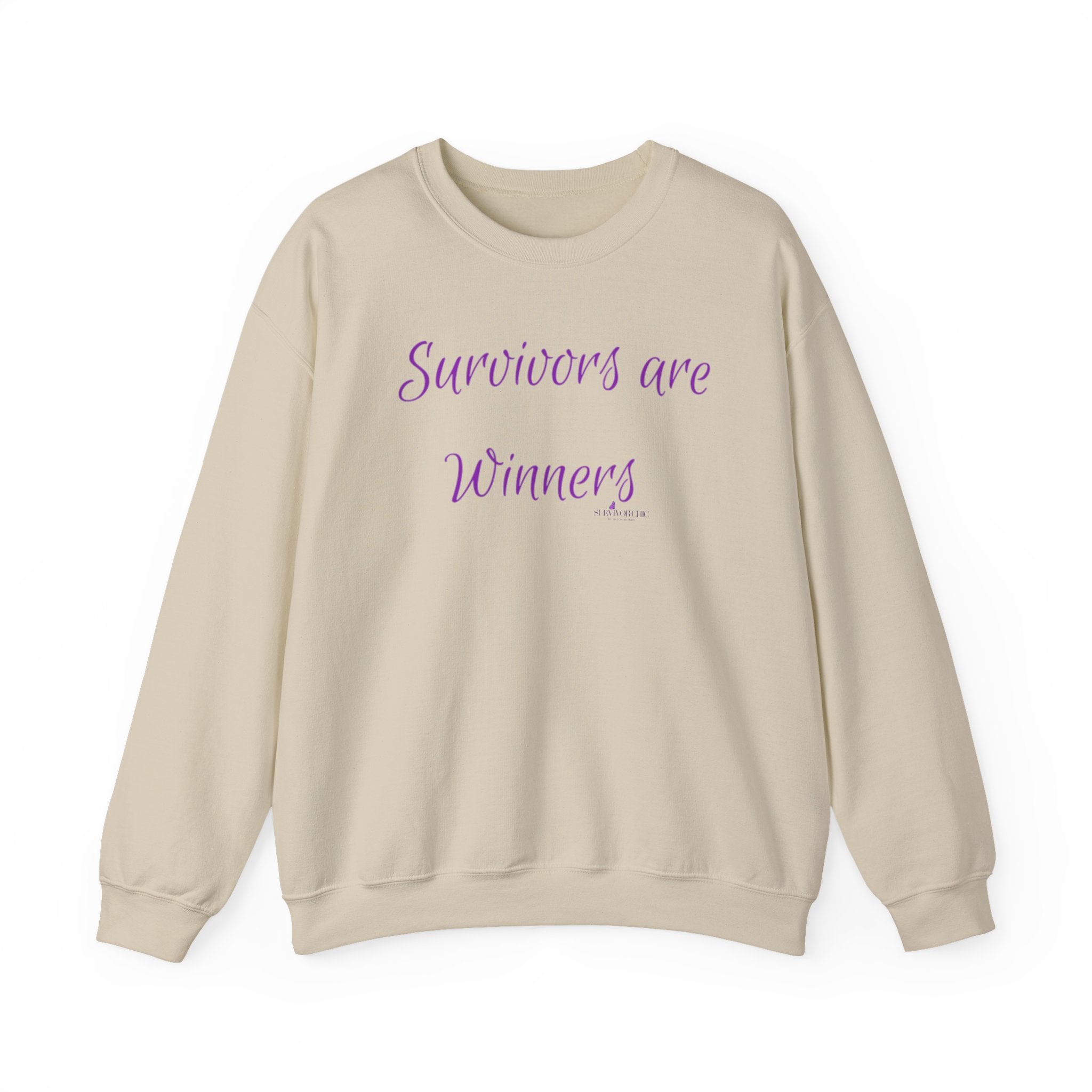 "Survivors Are Winners" Sweatshirt — Inspirational