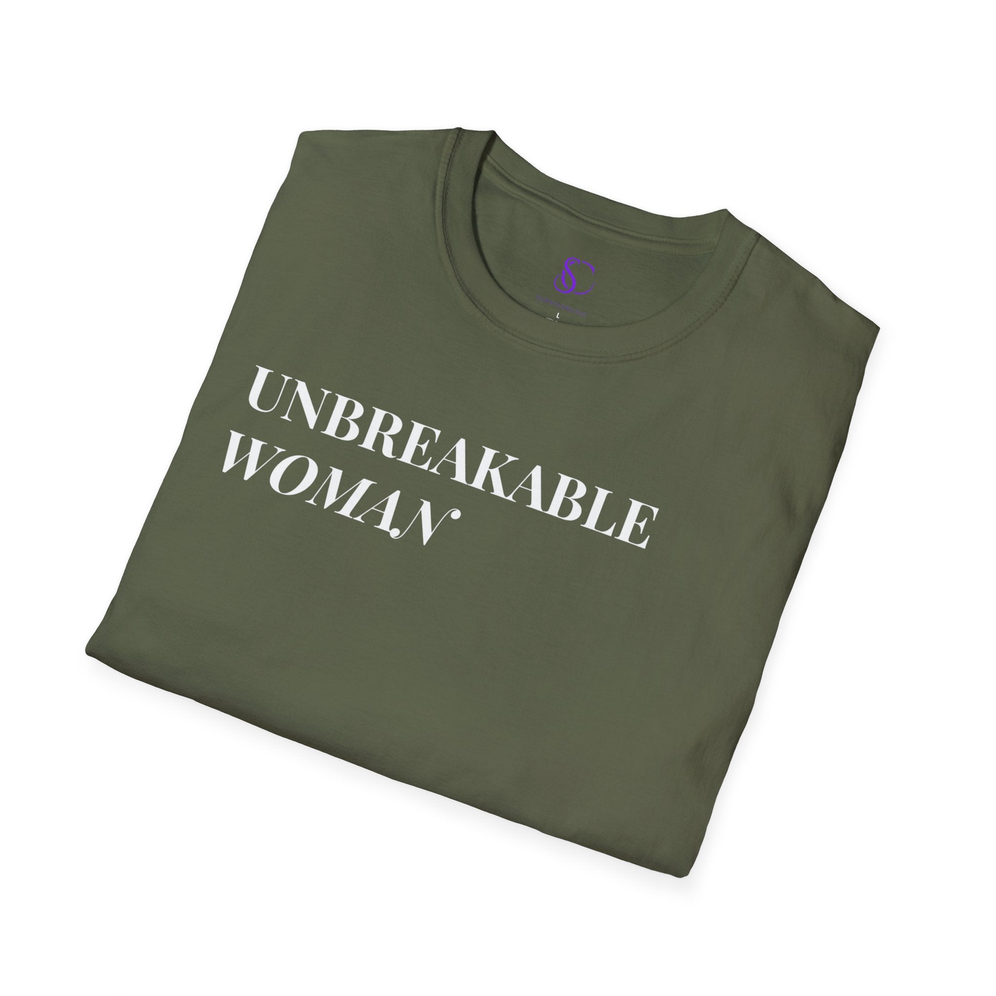 "Unbreakable Woman" White Tee