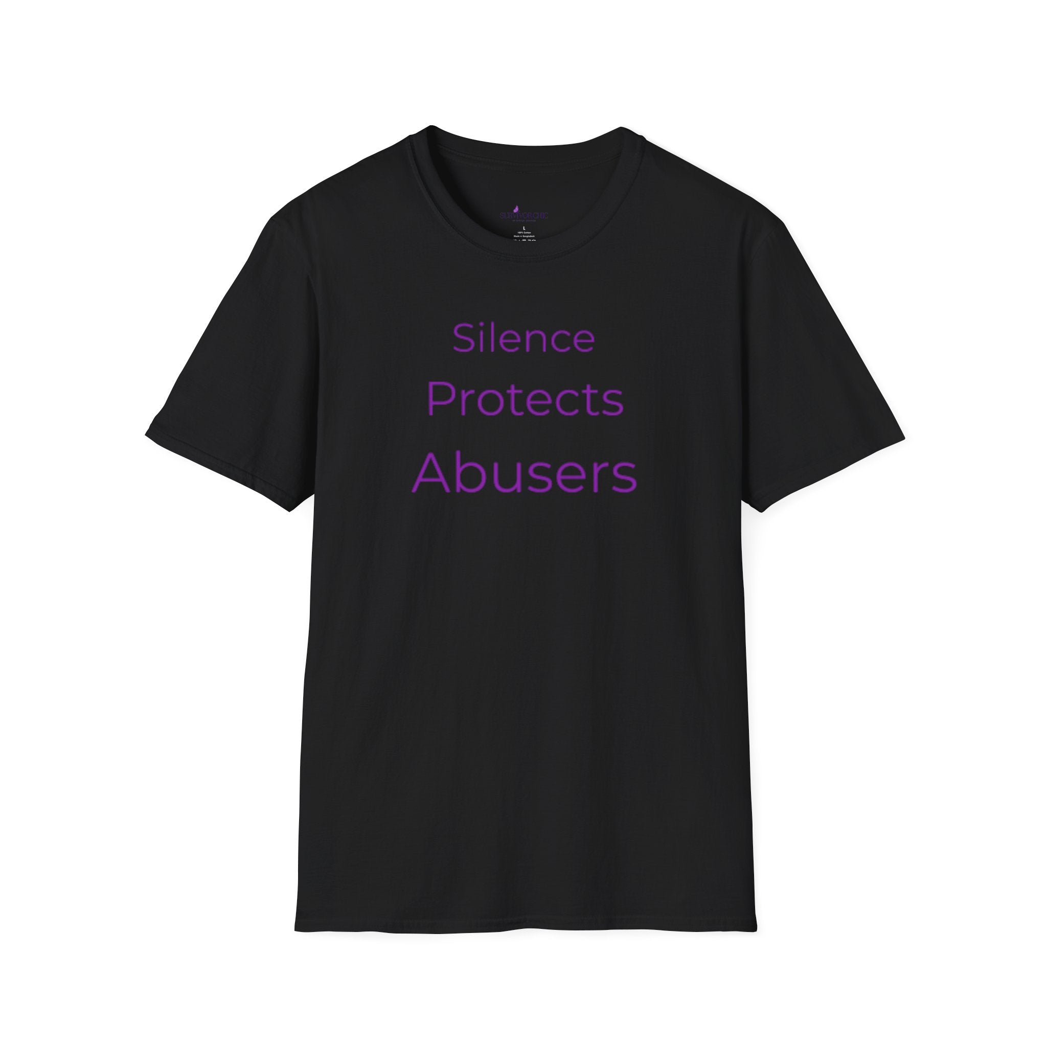 “Silence Protects Abusers" Accountability/Support Tee