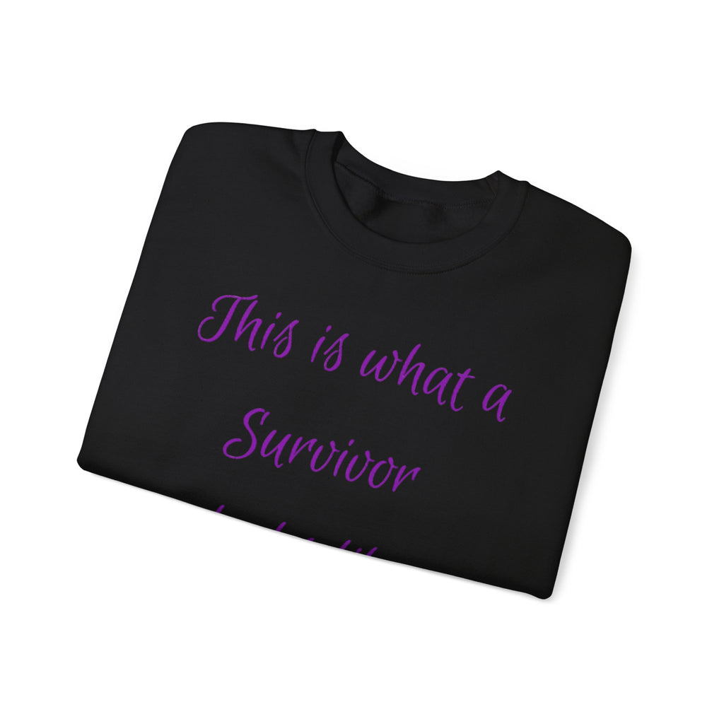 “This is what a Survivor looks like” Sweatshirt