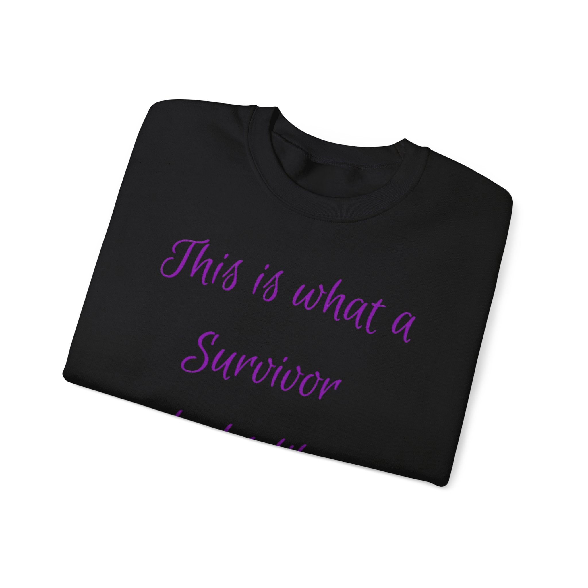 “This is what a Survivor looks like” Sweatshirt