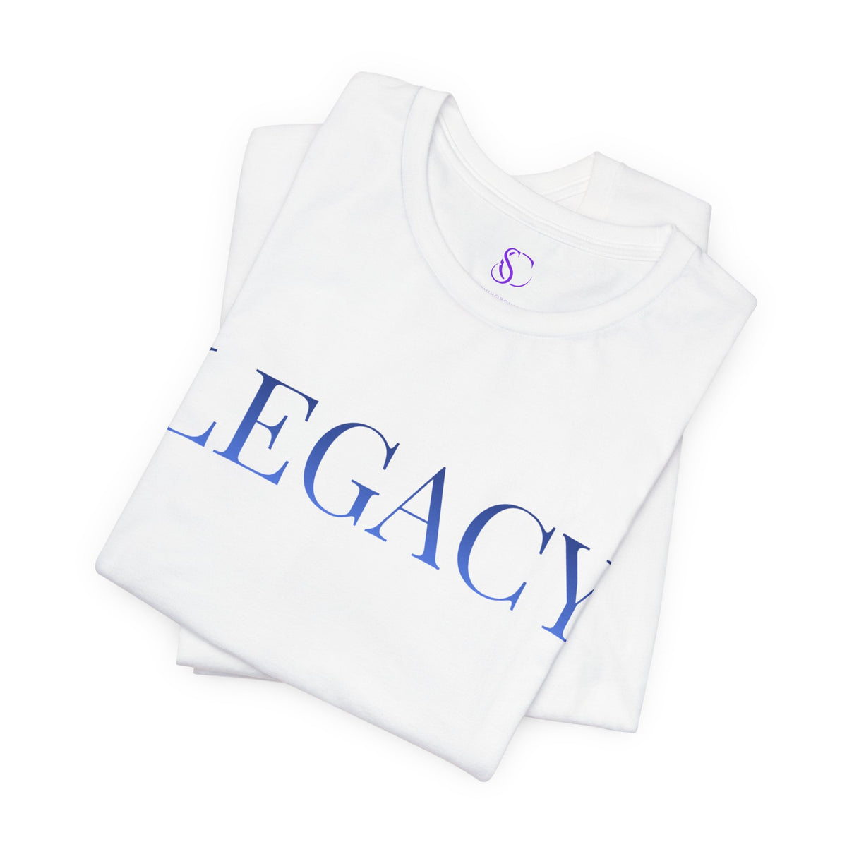 LEGACY BLUE Tee Bold. Clean. Powerful.
