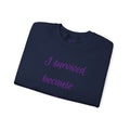 "I survived because I am Enough" Sweatshirt — Empowerment