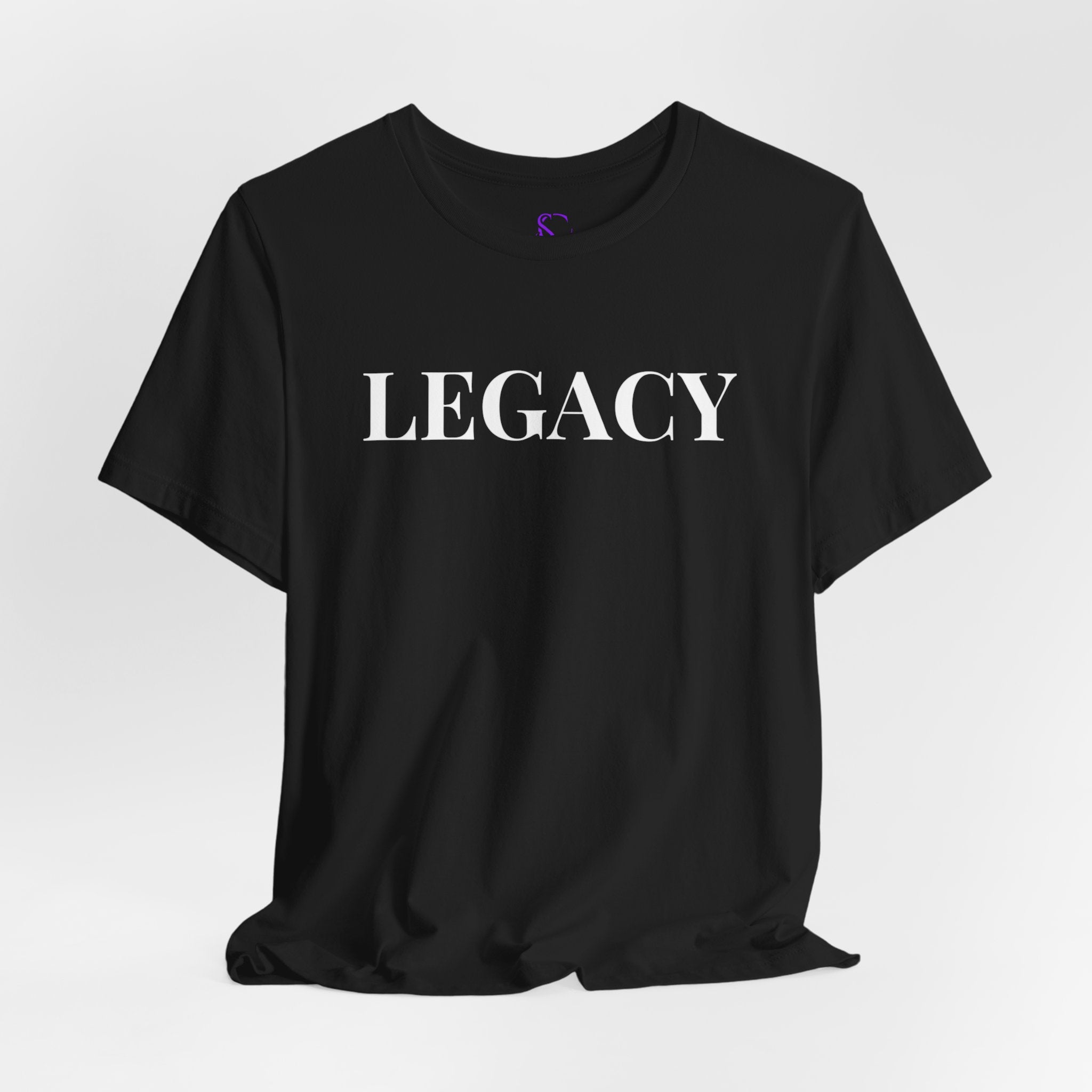 LEGACY Black Tee Bold. Clean. Powerful.