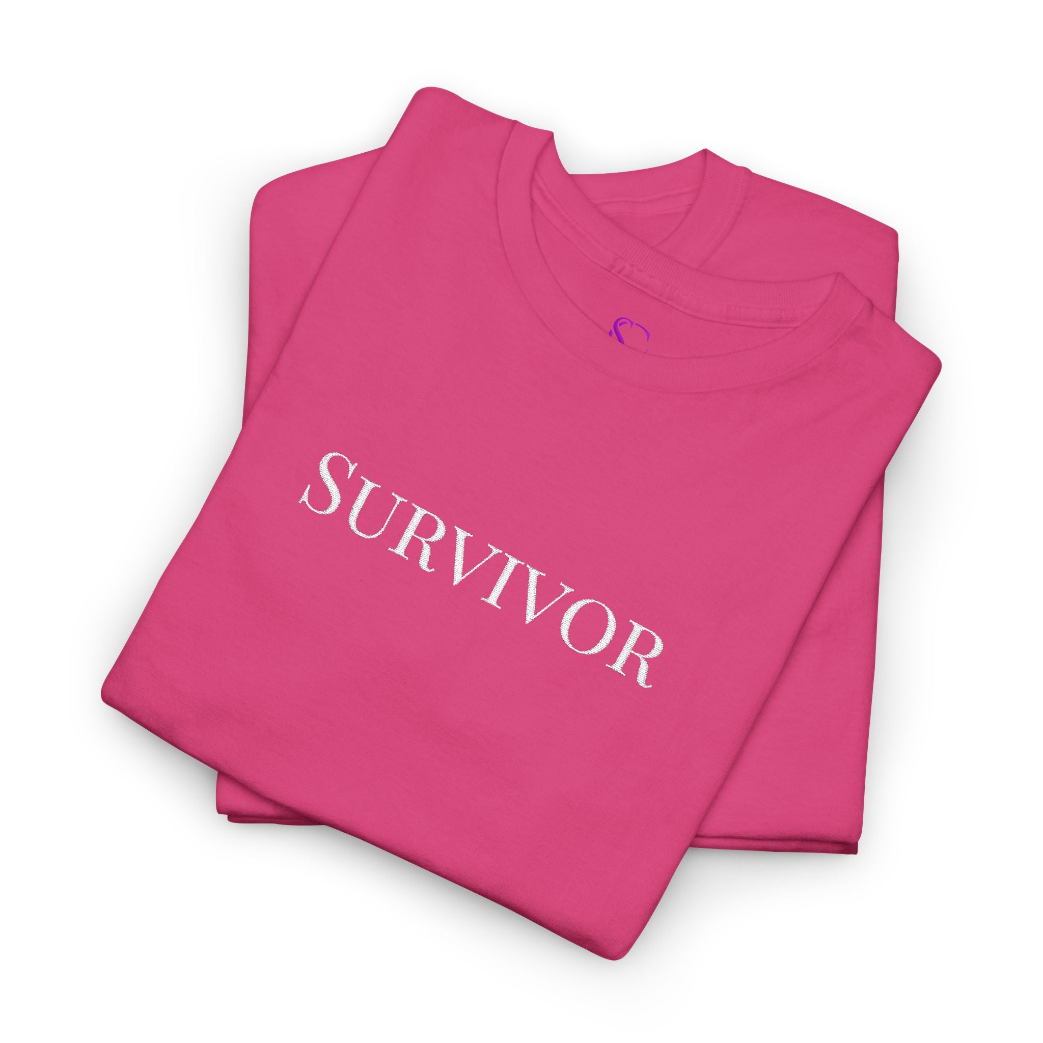 "Survivor" Floral Tee — Empowerment Awareness T-Shirt