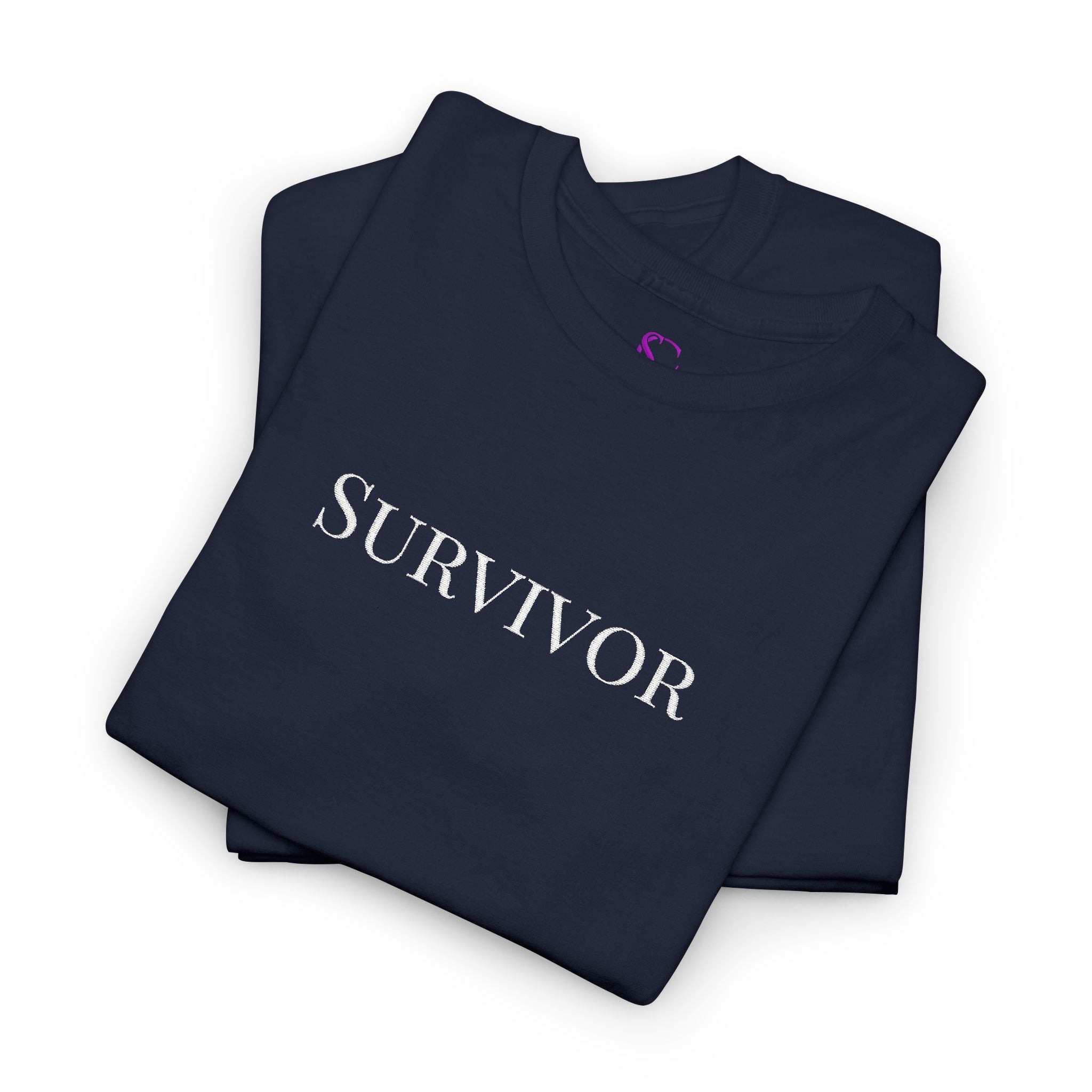 "Survivor" Floral Tee — Empowerment Awareness T-Shirt